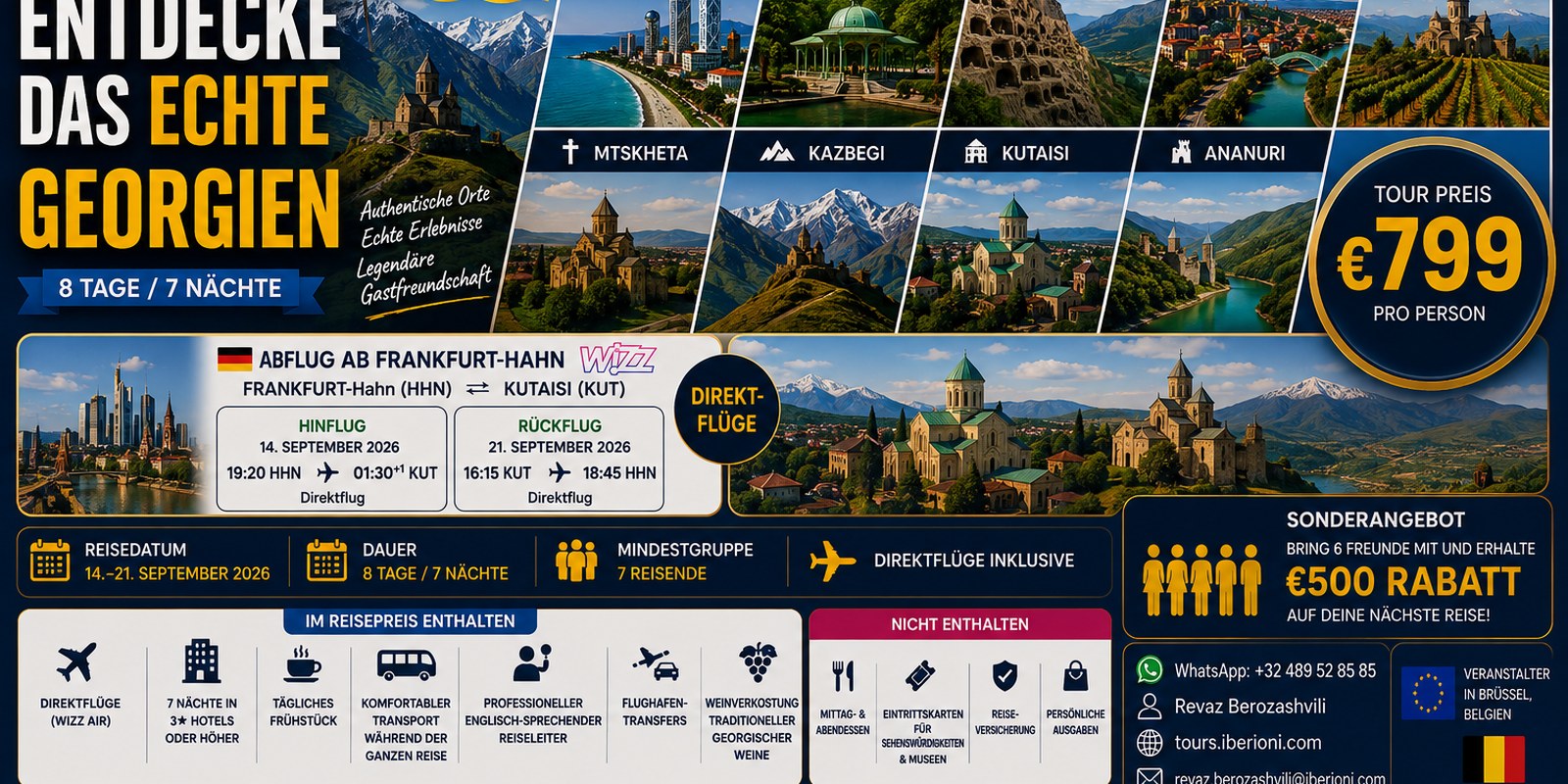Entdecken Sie das echte Georgien — Frankfurt-Hahn