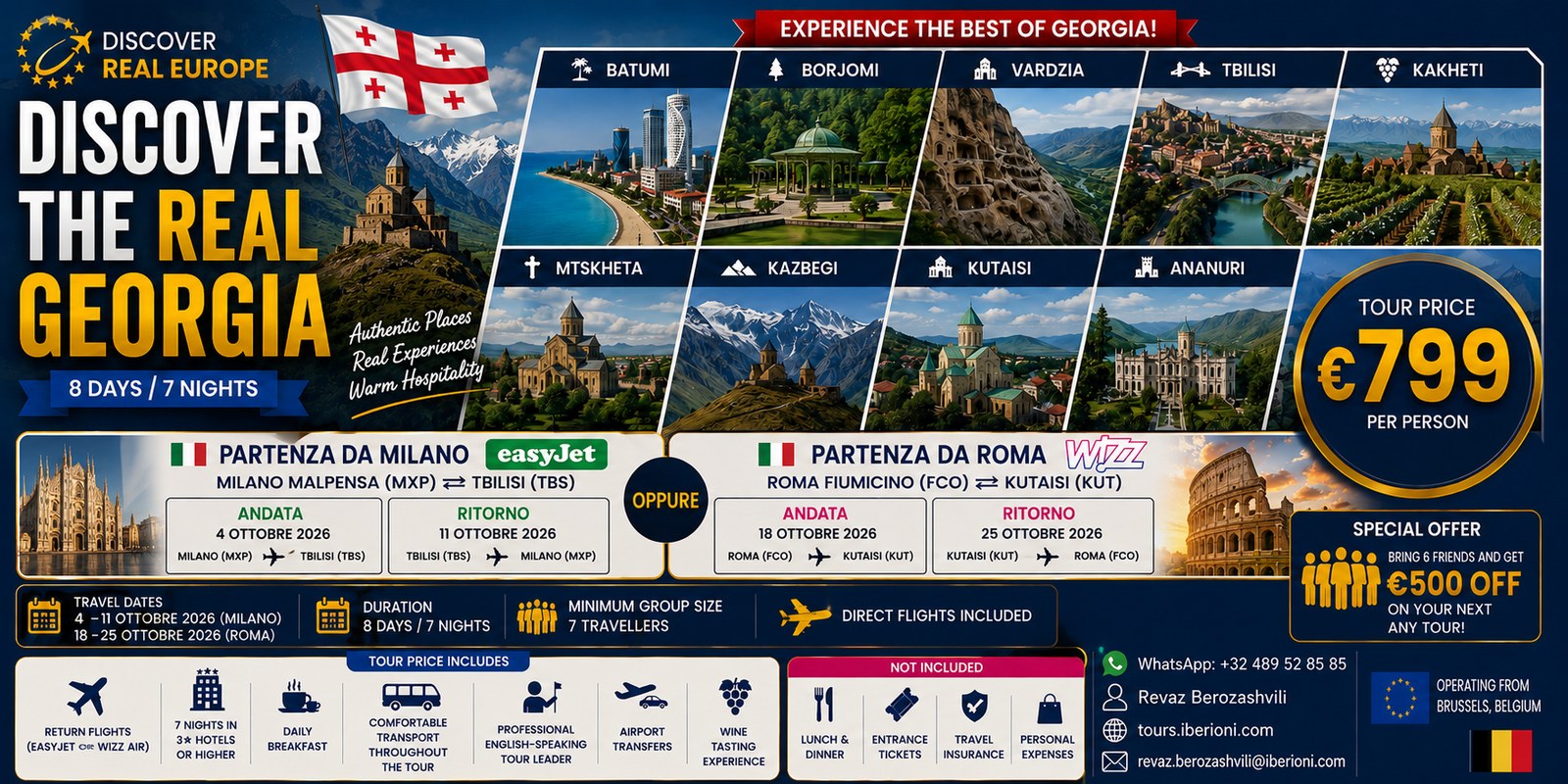 Entdecken Sie das echte Georgien 2026