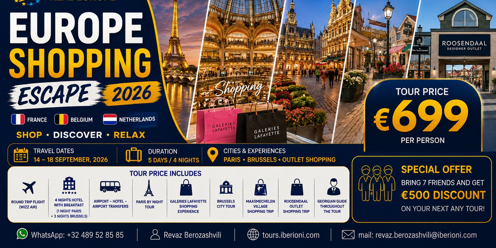 Europe Shopping Escape 2026